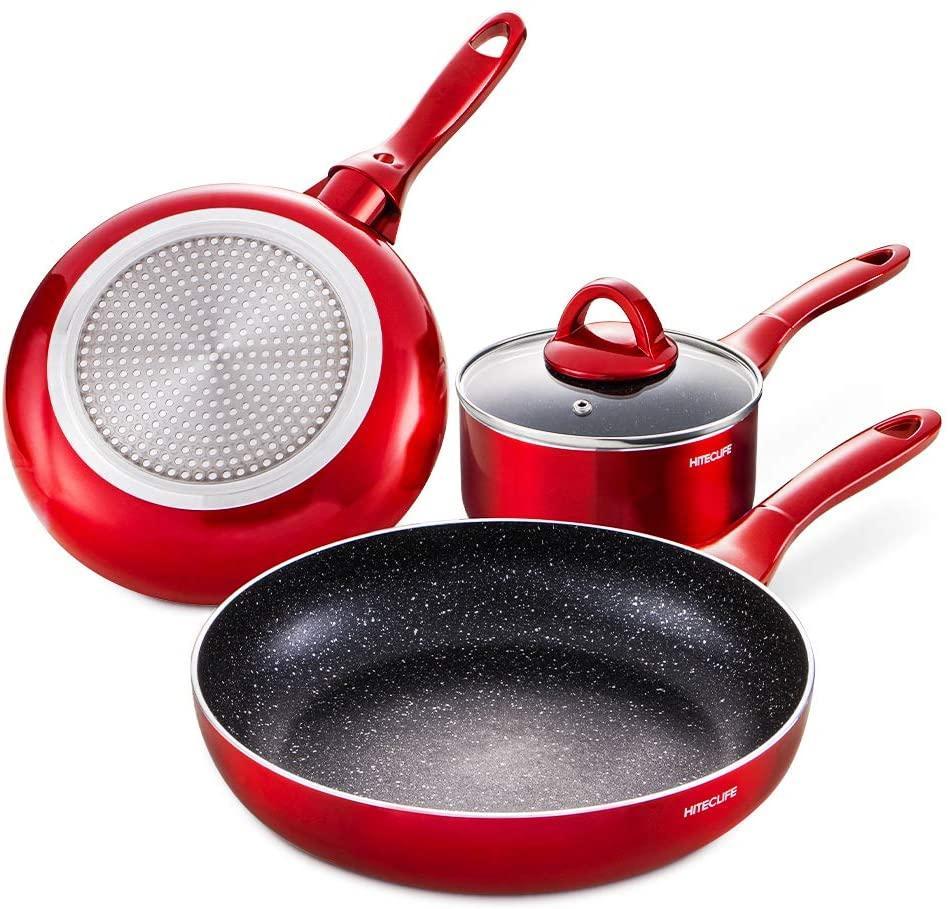 Pots and Pans Sets, Nonstick Cookware Set, Induction, Chemical