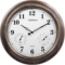 Large Outdoor Clocks with Thermometer and Hygrometer, Silent Battery Operated Metal Clock, Decorativ