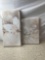White Flower Canvas Wall Art Painting on Wooden Frames 2 Panel