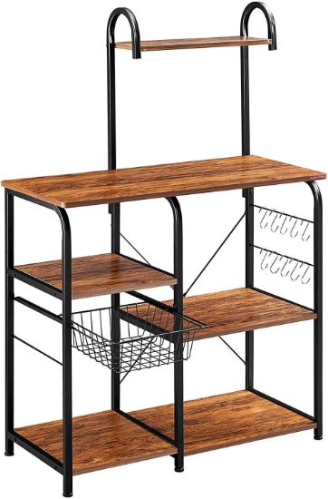 Mr Ironstone Vintage Kitchen Baker's Rack Utility Storage Shelf 3-Tier+4-Tier Shelf - $99.99 MSRP