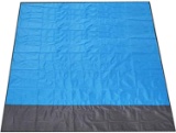 Hivernou Sand Free Beach Mat , Quick Drying Ripstop Nylon Compact Outdoor Beach Blanket