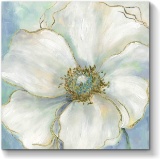 Abstract Flower Canvas Wall Art: Floral Artwork Hand Painted Painting on Canvas $39.99 MSRP