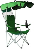 Unhg Camp Chairs with Shade Canopy Chair Folding Camping Recliner Support 380 LBS $89.99 MSRP