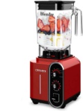 CRANDDI Blender,Professional High-Speed Countertop Blender with 3 Pre-Programmed Settings KND-K98B-R