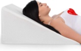 Bed Wedge Pillow With Memory Foam Top -12 Inch -Relieves Neck and Back Pain, Acid Reflux $49.99 MSRP