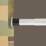 Oxdigi Tension Shower Doorway Curtain Rod/Adjustable, No Drilling Spring Window Curtain Rod