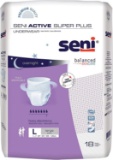 Seni Active Super Plus, Underwear for Heavy Incontinence, Large, 18 Count