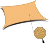 DOEWORKS Rectangle 13' x 20' Sun Shade Sail, UV Block for Outdoor Patio Garden Facility