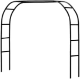 Metal Pergola Arbor,7.5 Feet Wide x 6.4 Feet High or 4.6 Feet Wide x 7.9 Feet High,Assemble Freely 2