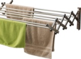 Aero W Racks Stainless Steel Wall Mounted Collapsible Laundry Clothes Drying Rack - $59.99 MSRP