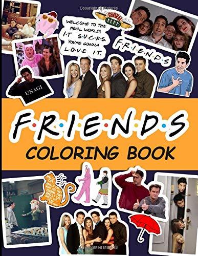 Friends Coloring Book Adult Coloring Book Friends Tv Show 