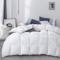 HOMBYS California King Goose Down Comforter 108x98 inches Cal King Duvet Insert 56 OZ