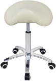 Saddle Stool Rolling Chair for Medical Massage Salon Kitchen Spa Drafting,Adjustable Hydraulic Stool