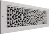 SMI Ventilation Products VWM622 Cold Air Return - 6 in x 22 in Victorian Style Wall Mount - Overall