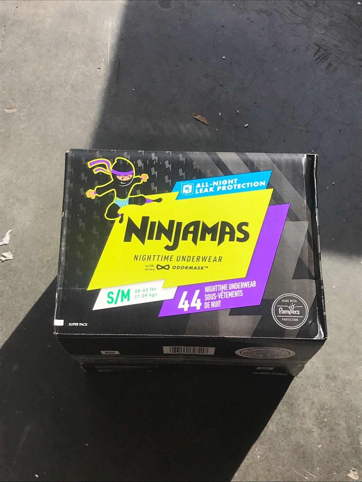 Pampers Ninjamas Nighttime Boys' Underwear Size
