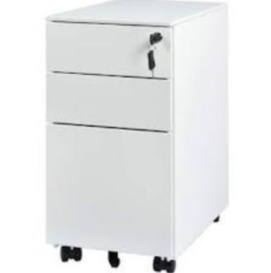 ARAZY 3 Drawer File Cabinet, File Cabinet with Key Lock, Metal Filling Cabinet for Legal/Letter...Si