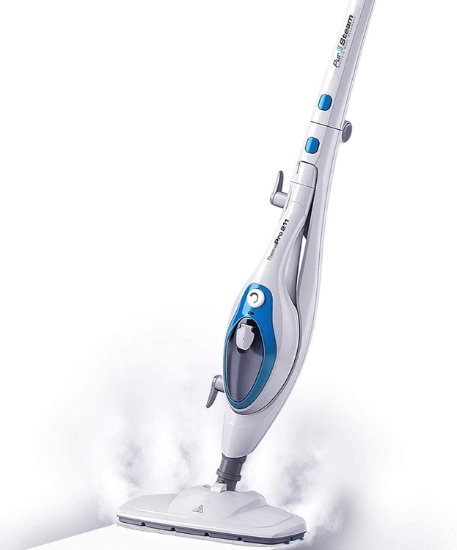 PureSteam Steam Mop Cleaner 10-in-1 with Convenient Detachable Handheld Unit (Therma Pro 211)
