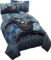 Jay Franco Marvel Black Panther Blue Tribe Super Soft Kids 4 Piece Twin Size Bed Set