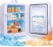 Firares Rapid Cooling 10 Liter/12 Can Mini Fridge for Bedroom, Protable Skincare Fridge for Makeup