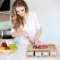 Klever Kitchen Bamboo Cutting/Chopping Board with Storage