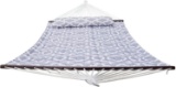 HENG FENG Hammock Quilted Fabric with Detachable Pillow and Double Size Spreader Bar Heavy Duty,Grey