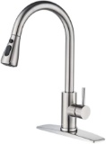 FORIOUS Kitchen Faucet with Pull Down Sprayer Brushed Nickel (FF0023C) - $46.99 MSRP