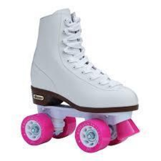 Chicago Women's Classic Roller Skates,Premium White Quad Rink Skates (CRS301) Size 10 - $54.99 MSRP