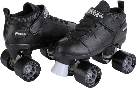 Chicago Bullet Men's Speed Roller Skate Black (B-100) Size 5 - $54.99 MSRP