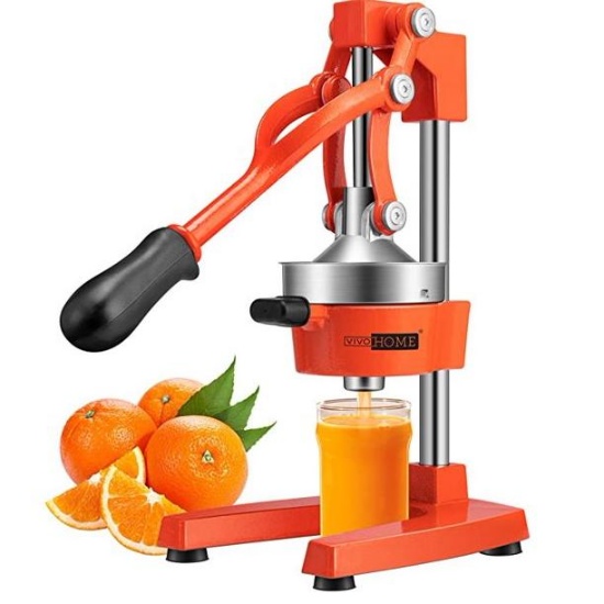 VIVOHOME Heavy Duty Commercial Manual Hand Press Citrus Orange Lemon Juicer Squeezer Machine