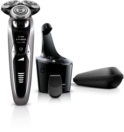 Philips Norelco Series 9300 Wet & Dry Men's Rechargeable Electric Shaver with Smartclean