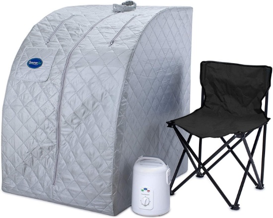 Durasage Lightweight Portable Personal Steam Sauna Spa for Weight Loss, Detox $149.95 MSRP