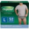 Depend Fit-Flex Incontinence Underwear for Men, Maximum Absorbency, Large, Grey, 52 Ct $33.90 MSRP