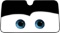 Disney Pixar Front Car Windshield Sun Shade (Black)