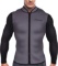 CtriLady Men's Neoprene Wetsuit Jacket With Front Zipper And Long Sleeves For Swimming, Snorkeling,