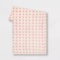 Spritz? Plush Valentine's Day Mini Hearts Throw Cream/Blush, 2-Pack