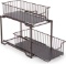 Simple Trending Stackable 2 Tier Sliding Basket Cabinet Storage Drawer, Bronze $25.97 MSRP