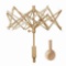 Yarniss Wooden Umbrella Swift Yarn Winder Holder with Replacement Screw, Adjustable Yarn Swift