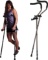 In-Motion Pro Crutches | Foldable | Ergonomic Handles | Spring Assist Technology | Articulating Tips
