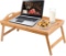 Jibanie Bamboo Bed Breakfast Folding Tray-Laptop Desk - $24.86 MSRP