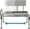 Duro-Med Tub Transfer Bench and Sliding Shower Chair (041298003373) Gray - $149.99 MSRP