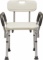 Medline MDS89745RA Knockdown Bath Bench with Arms and Back