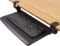 Stand Up Desk Store Compact Clamp-On Retractable Adjustable Height Under Desk Keyboard Tray