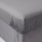 Room Essentials? Twin/Twin XL 4-Pk Solid Microfiber Fitted Sheet, Dark Gray- $24.00 MSRP