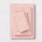 Room Essentials? Microfiber Solid Sheet Set, Full Size,...Blush- $16.00 MSRP