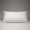 FineFeather Luxury 700 Fill Power 100% Hungarian White Goose Down Pillow, Damask Shell (King)