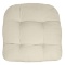 Sweet Home Collection Indoor-Outdoor Reversible Patio Seat Cushion - Cream 19