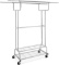 Simple Trending Double Rail Clothes Garment Rack, Heavy Duty Commercial Grade Clothing- $69.97 MSRP