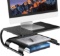 Monitor Stand Riser With Vented Metal Base, 2 Tier Desk Organizer Stand For Laptop- $21.99 MSRP