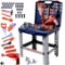 DeAO Workshop And Tools Carry Case Playset Mechanic Work Bench With Fold Up Design Includes Multiple