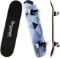 WhiteFang Skateboards For Beginners, Complete Skateboard, 7 Layer Canadian Maple Double- $48.99 MSRP